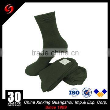 Stock Price Olive Green Cotton+acrylic Material Army Military Socks on Sale photo-3