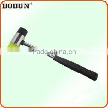 H3031 Steel handle two way rubber mallet hammer