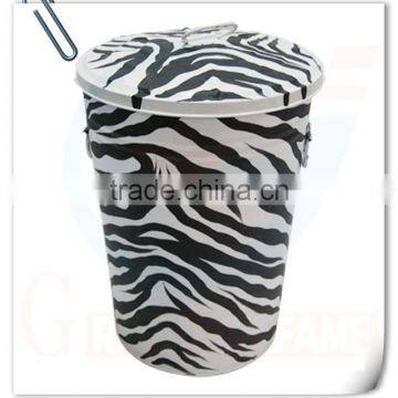 painted household metal stronger galvanized Waste container with lid