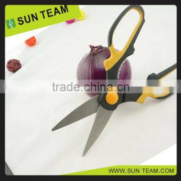 SK020 8" Serrated Edge Magnetic Kitchen Scissors With Double Injection Handle photo-5