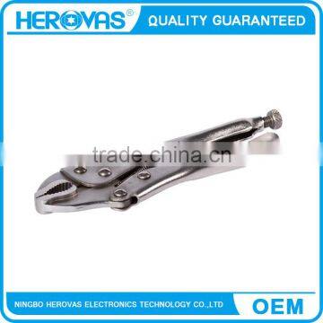 Matte Mirror Polish Cr-Mo Plated Mini Locking Pliers