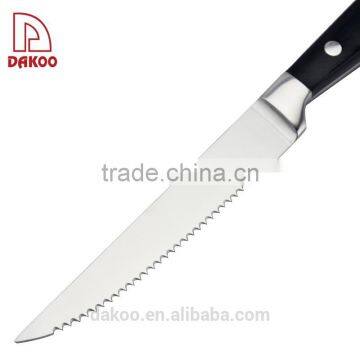 11pcs Kitchen Knife Set With 3CR13+Pakka Wood+Forged photo-4