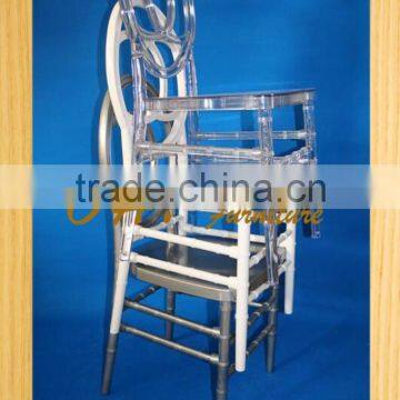 Crystal Wedding White Resin Banquet Chairs Wholesale photo-6