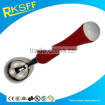 Red Hand Shank High-end Metal Eco-friendly Ice Cream Spoon With High Quality photo-2