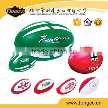 Mini soft foam rugby stress ball for club souvenir