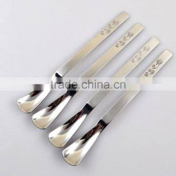 18/8 metal material fashion korean delicate stainless steel mini spoon