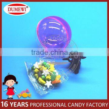 6CM Rainbow Ball Toy Plastic Balls With Small Toys and Candy photo-5