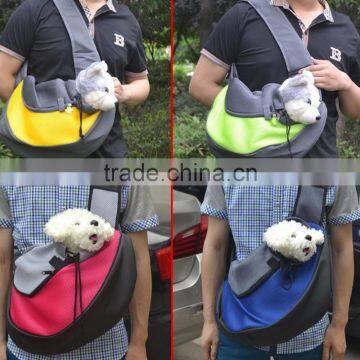 2016Special Design Pet Dog Cat Puppy Carrier Mesh Travel Tote Shoulder Bag Sling Backpack Comfortable Dog Backpack Free Shipping