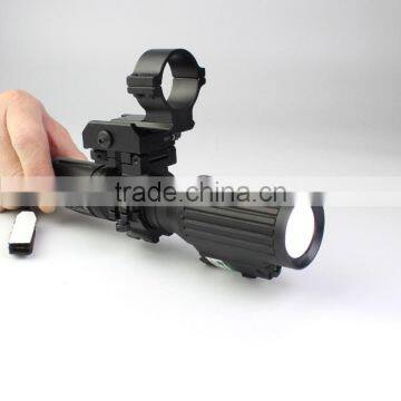 Tactical Professional Hunting Green Laser Sight With 1000 Lumens CREE T6 LED Flashlight With Strobe Light photo-5