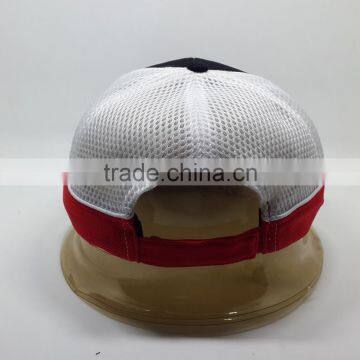 High Quality Golf Sandwich Mesh Cap With 3D Embroidery Sports Baseball Cap photo-4