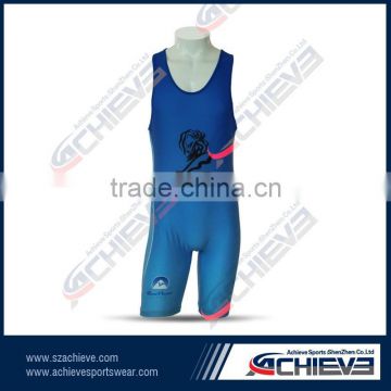 2014 newest dry fit cool wrestling singlet OEM wrestling suits