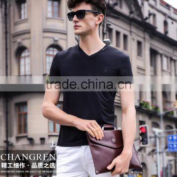 Cheap Wholesale Bulk Black Sale Tee Shirt, Custom Tee Shirt, Plain Tee Shirt photo-3