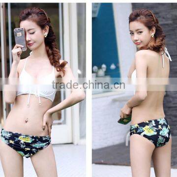 Wholesalel triangle four pieces women swimwear bikini for girls