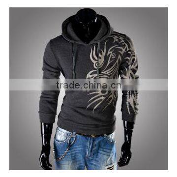 GZY -2016new Autumn Stocklot Men Fashionable 100% Cotton Hoodies Blank photo-4