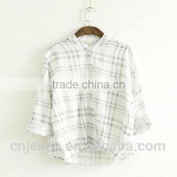 GZY Girl and Lady Shirt Lovely Shirt Wholesale Plaid Flannel Shirt photo-4