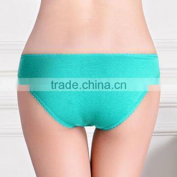 Front Cute Strie Printing Sexy Lingerie Cotton Underwear Stock Wholesale Women Panty photo-3