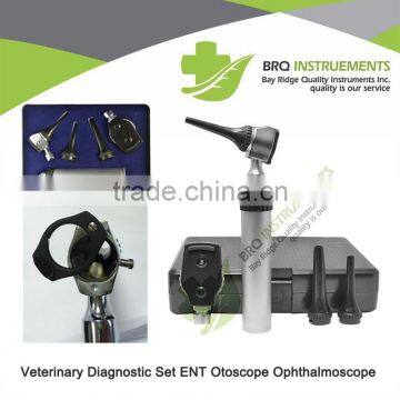 Veterinary Diagnostic Set ENT Otoscope Ophthalmoscope