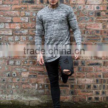 Wholesale t Shirt Manufacturers in China Long Line Slub t Shirts Custom photo-3