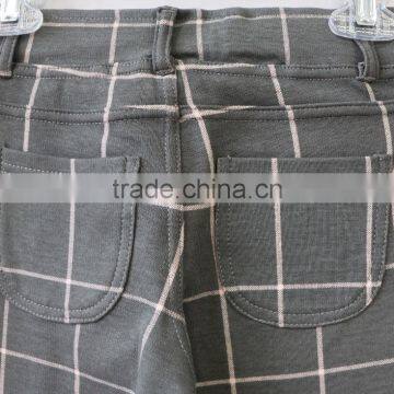 Cotton Spandex Terry Fabric Children Girl Pants for Outerwear photo-3