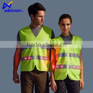 Hi Vis LED Flashing Safety Cleaning Uniform for Road Cleaner