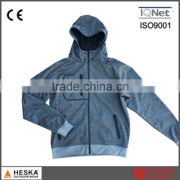 Male coat micro polar fleece windstopper softshell jacket