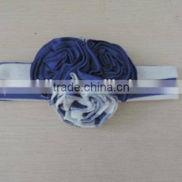 Boutique Stretch Hairbands for Baby Girls Cheap Remake Elastic Sport Stripe Headbands for Children Flower Hairwear photo-3