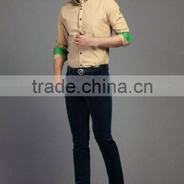 Wholesale Latest New Model Slim Fit Check Pattern Long Sleeve Man Shirt for China Supplier photo-3
