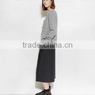 New Design Woolen Knitted Women Sweater Cardigan photo-4