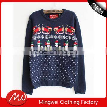 2017 new design unisex ugly wool christmas jumper sweater with cheap price