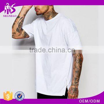 Guangzhou Shandao Factory Manufacture Cheap Price Stylish 180g 100% Cotton O-Neck Short Sleeve Wholesale Blank T Shirts