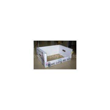 Corrugated cardboard stacking pop displays PDQ Trays with ISO9001 Certifications