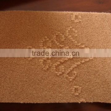 needle punched single velour jacquard roll carpet use for commercial,hotel,indoor outdoor