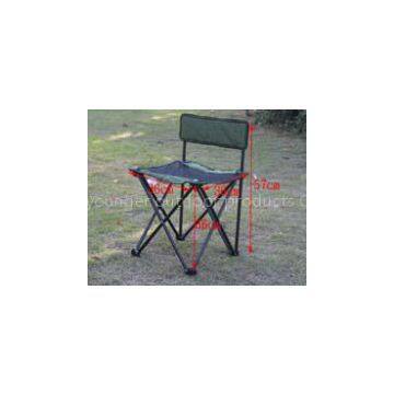 Simple portable camping chair, 600D polyester beach chair folding comfortable with mesh