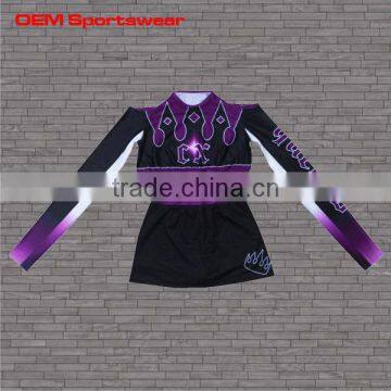 Sublimated popular crop top cheer uniform