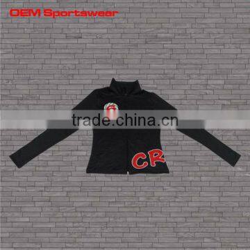 Custom sublimated women track jacket for sports