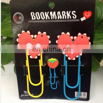 Colorful Metal heart shape Bookmarks