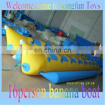 16people inflatable lake banana boat