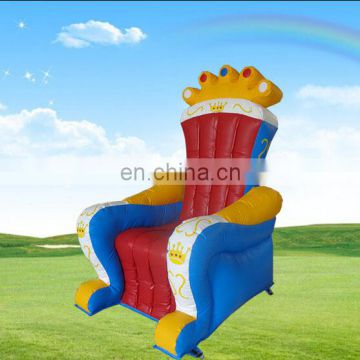 Inflatable King Queen Chair, Inflatable birthday chair