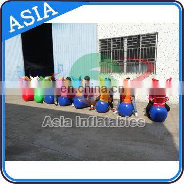 Durable pvc inflatable pony hops /inflatable horse for racing gate