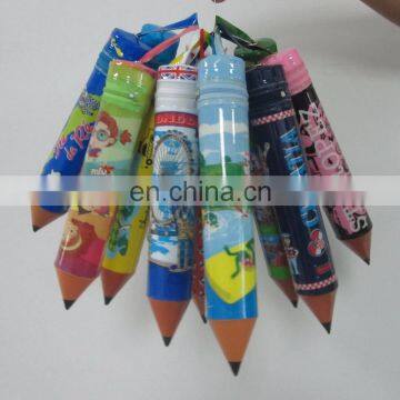 Pencil Shaped Pen Bag Students Pencil Case Pen Bag Stationery, Cute Pencil Shaped Stationery Box Large Capacity Pencilcase