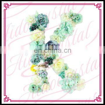 Aidocrystal 2017 High Quality Handmade home Small Decorative simulation flower Letters 3D Alphabet Letter