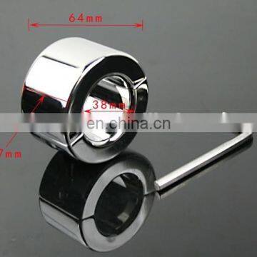 Male Sex Toys Cock & Ball Torture Stainless Steel Metal Testis Scrotum Ball Stretcher Rings for Stainless Steel Surgical Sex Toy photo-5