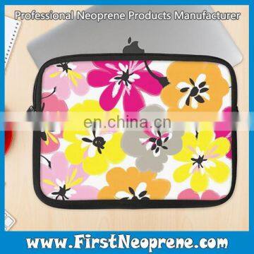 Flower Pattern Stable Quality Wholesale Waterpoof Neoprene Laptop Bag