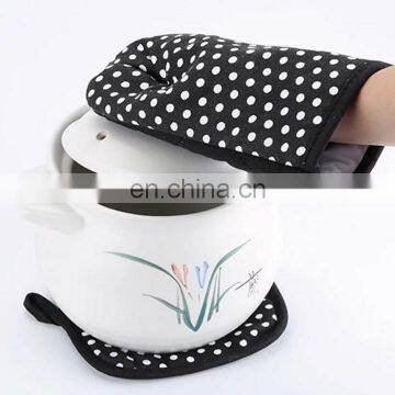 Alibaba wholesale high quality Cotton Kitchen Oven Gloves with Oven mat