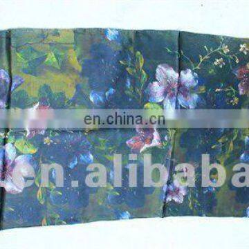 digital printed customer silk scarf