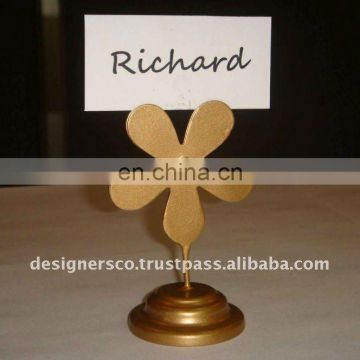 Flower Wedding Favor Place Card Holder