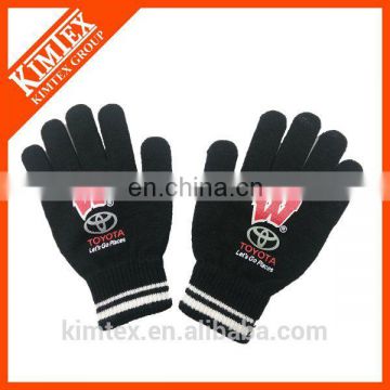 Wholesale custom winter acrylic touch screen gloves