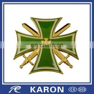 quality die struck brass british military badge
