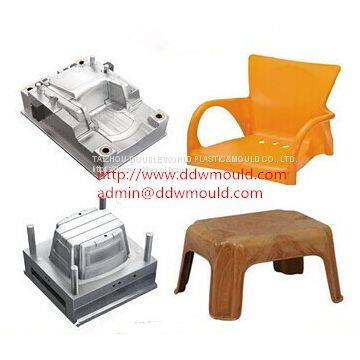 ＤＤＷ Plastic Chair Injection Mold Plastic Household Furniture Mold exported to Mexico