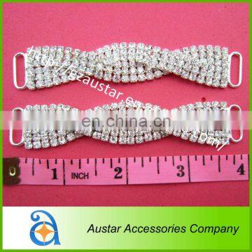 Wholesale Rhinestone side connector braided jewelry Bikini competition contest suit